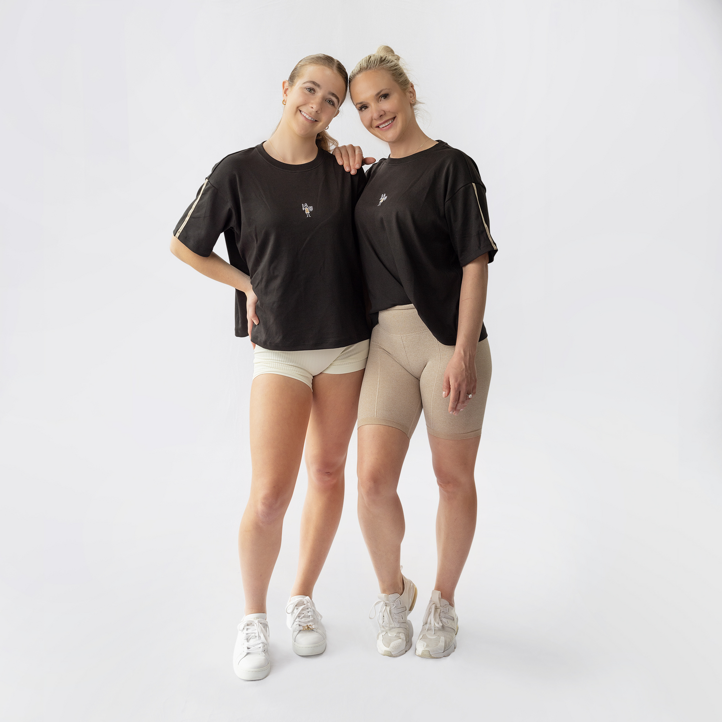 Brushed Cotton Bombshell T-shirt Black