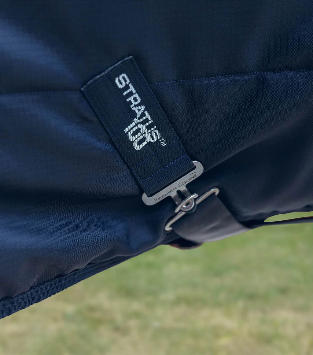 Stratus Stable Rug 100g with Neck Cover Navy