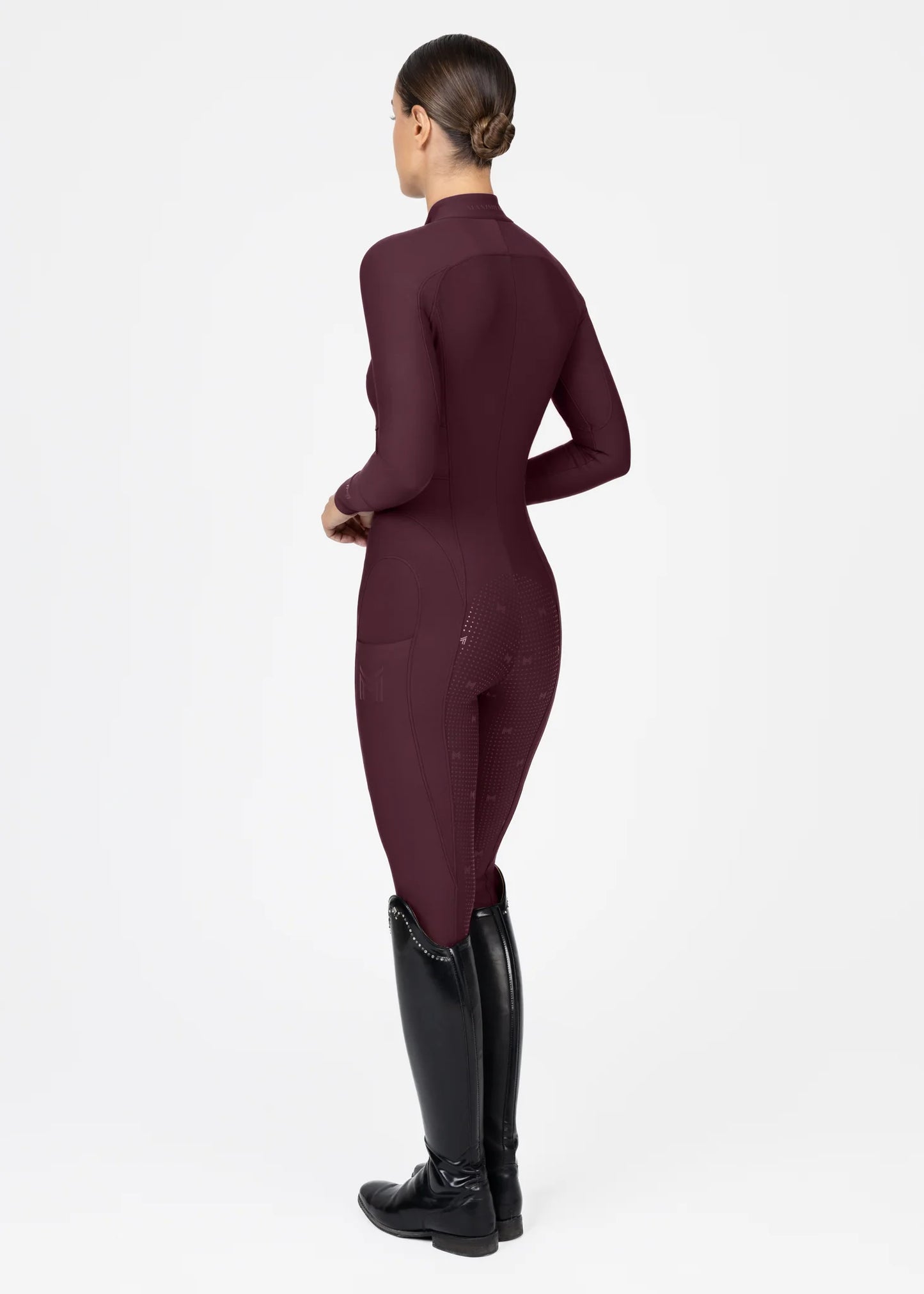 Maximilian Femme Riding Jumpsuit (Burgundy)