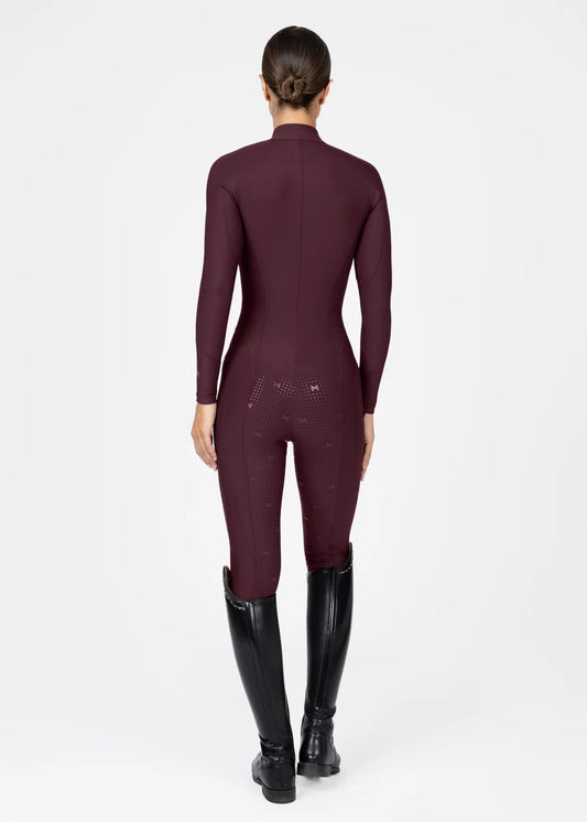 Maximilian Femme Riding Jumpsuit (Burgundy)
