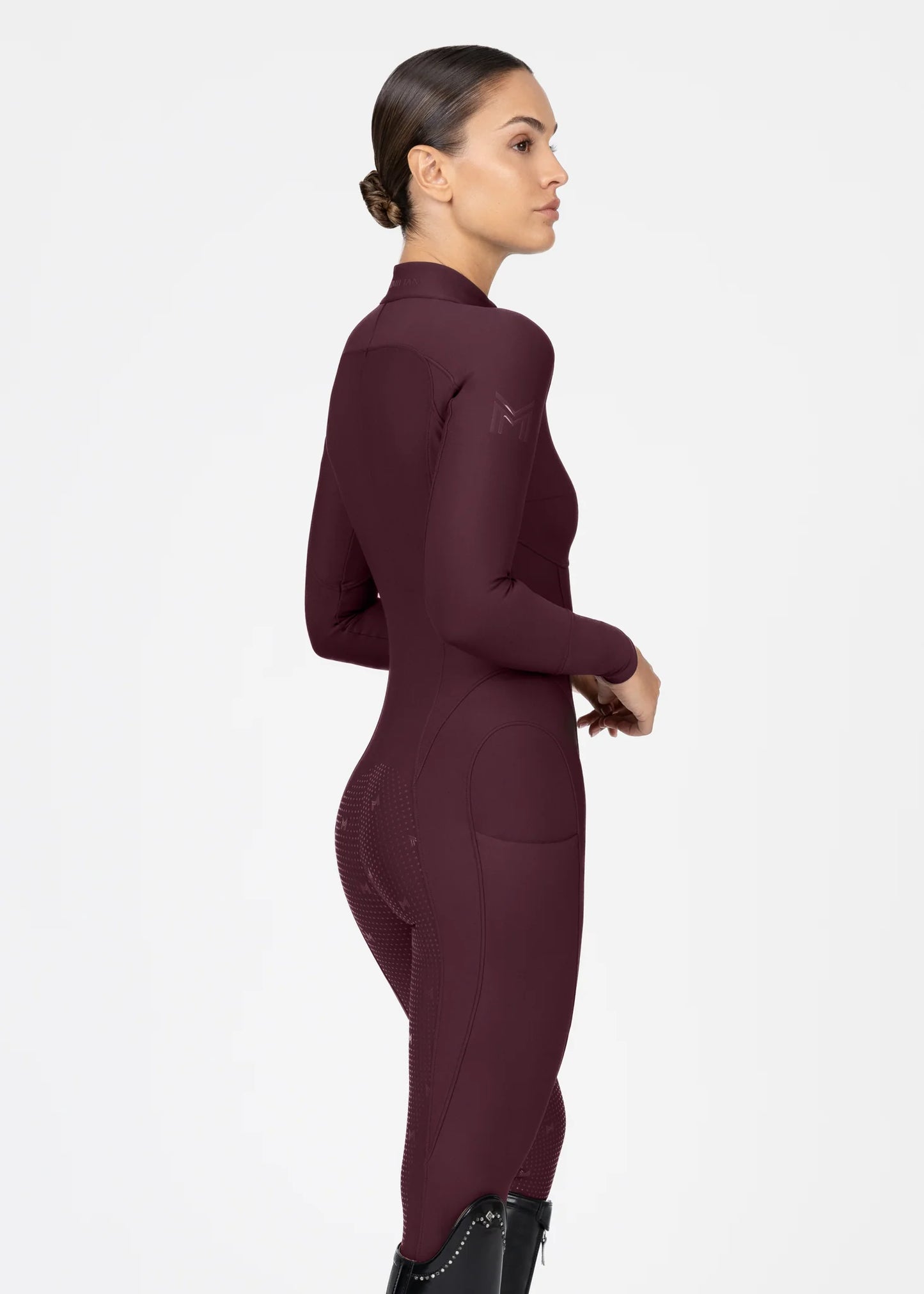 Maximilian Femme Riding Jumpsuit (Burgundy)