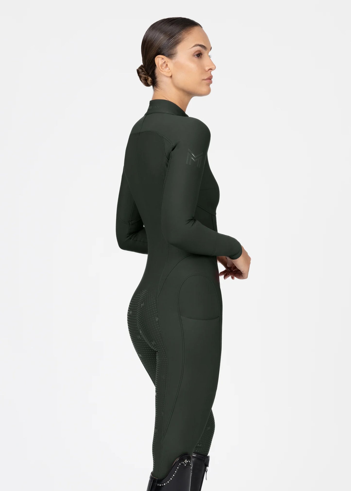 Maximilian Femme Riding Jumpsuit (Hunter Green)