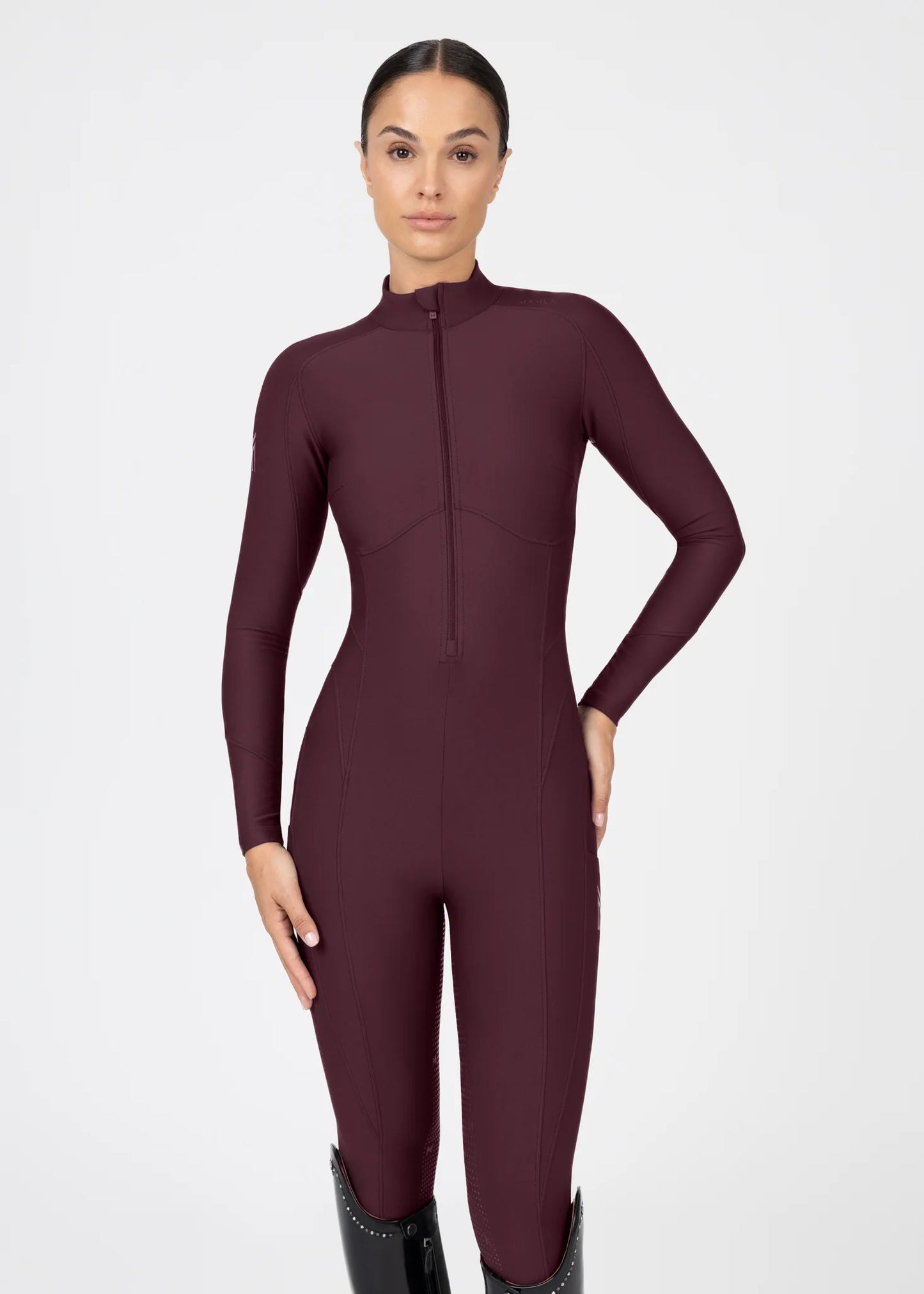 Maximilian Femme Riding Jumpsuit (Burgundy)