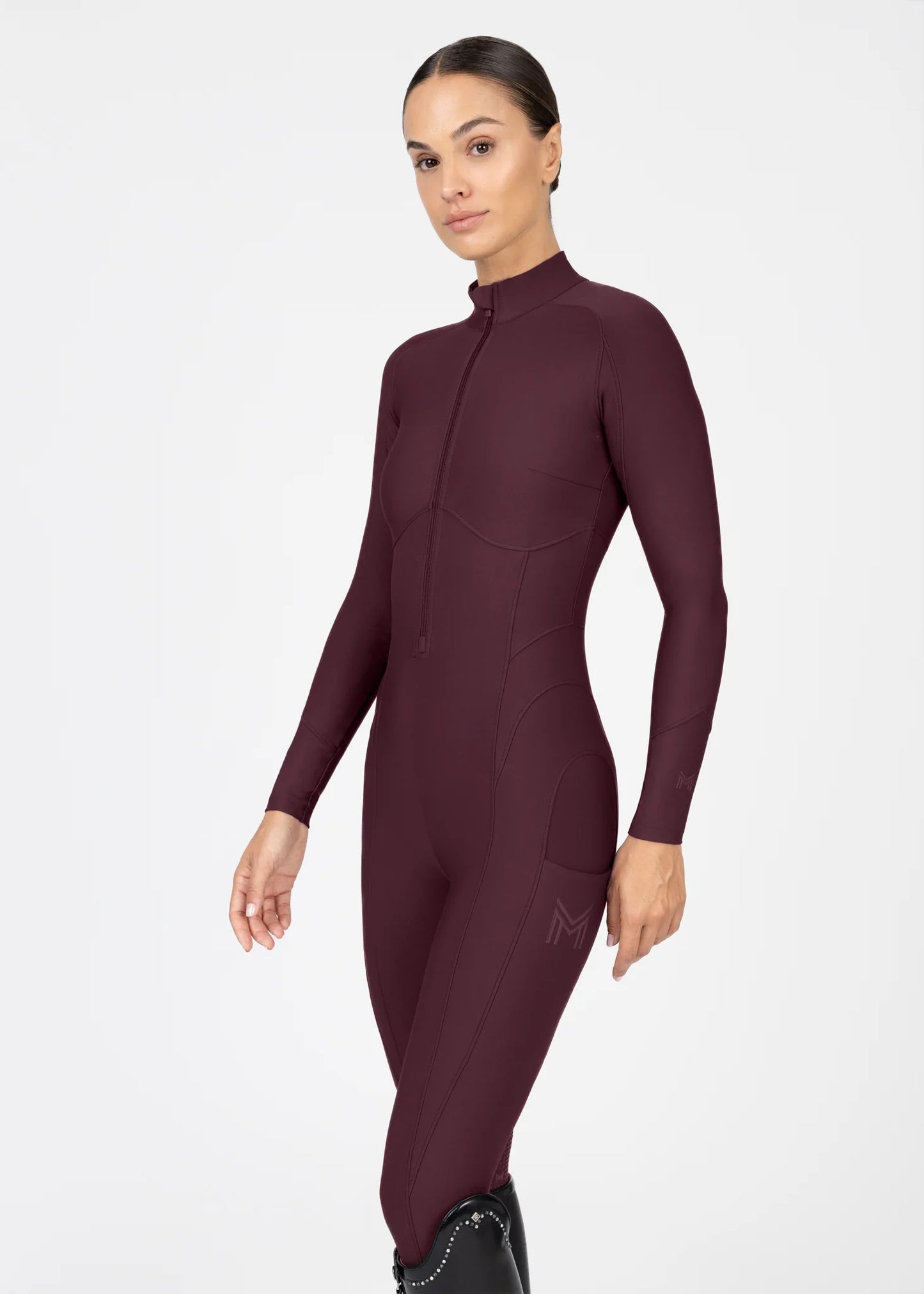 Maximilian Femme Riding Jumpsuit (Burgundy)