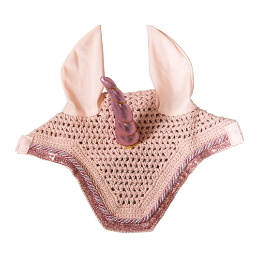 Kentucky Horsewear Fly Veil Wellington Unicorn Glitter