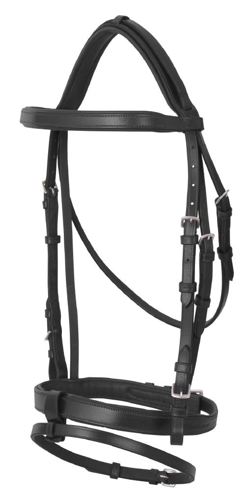 Platinum Flat Padded Hanoverian Bridles