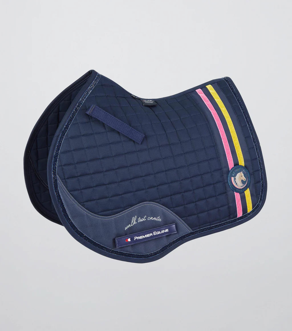 PE My Pony Jack Cotton GP/Jump Glitter Saddle Pad