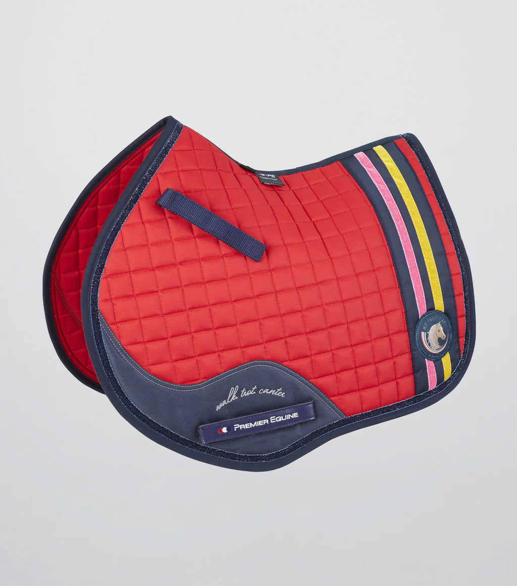 PE My Pony Jack Cotton GP/Jump Glitter Saddle Pad