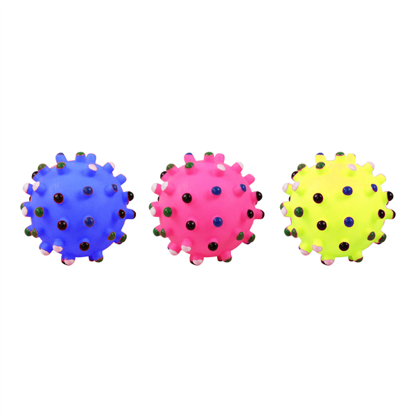 Pawise Vinyl Spiky Dot Ball Medium