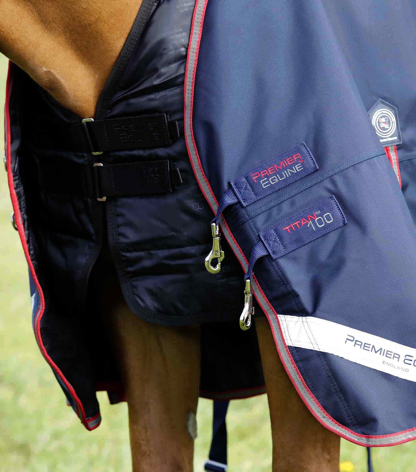 PE Titan Trio Complete 4 in 1 Turnout Rug Navy