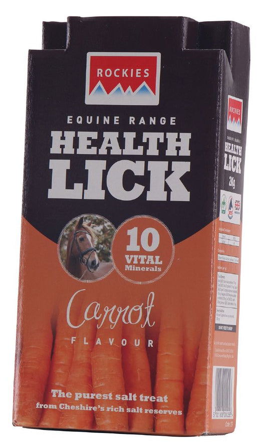 Rockies Carrot Flavour Health Lick 2kg