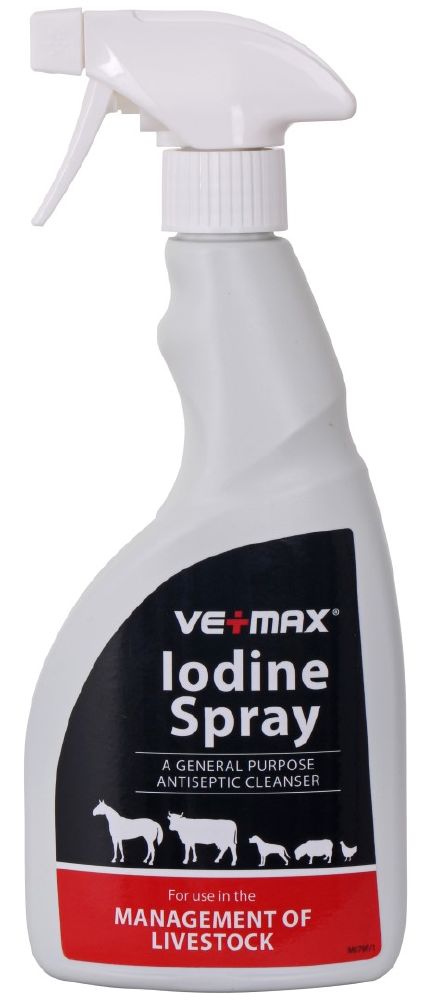 Vetmax Iodine Solution Spray 2.5% 500gm
