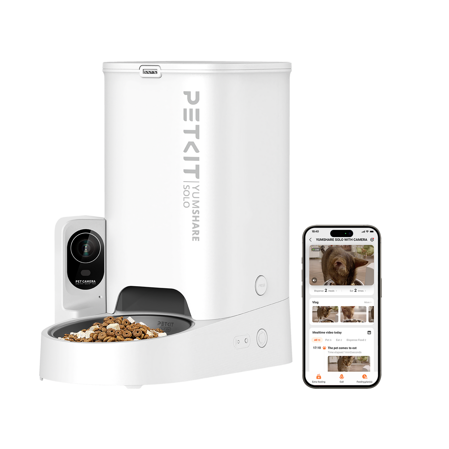 PETKIT YumShare Solo Automatic Feeder with Camera