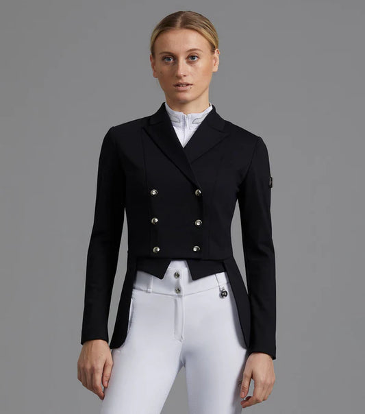 PE Capriole Ladies Short Tail Dressage Jacket Black