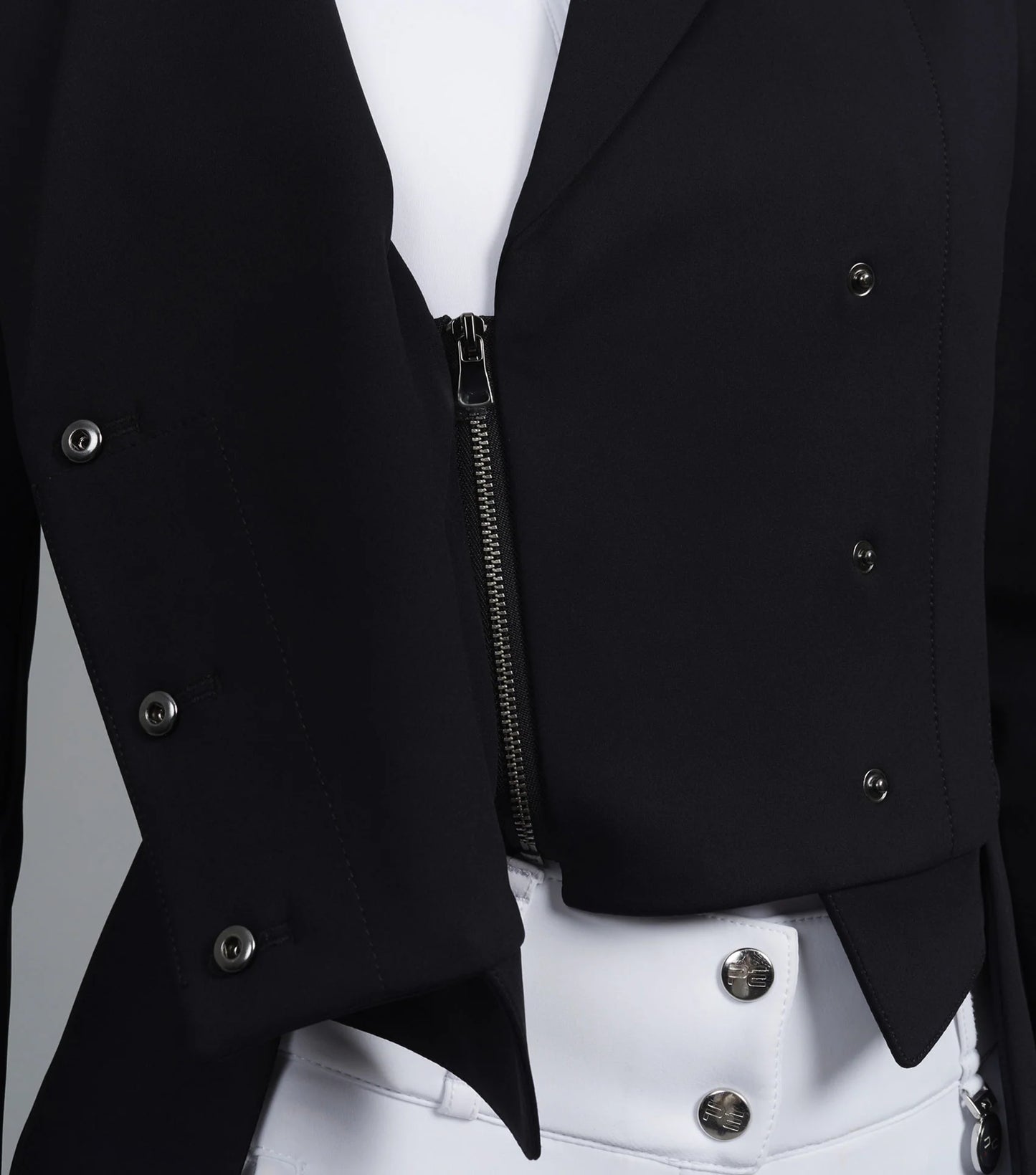 PE Capriole Ladies Short Tail Dressage Jacket Black