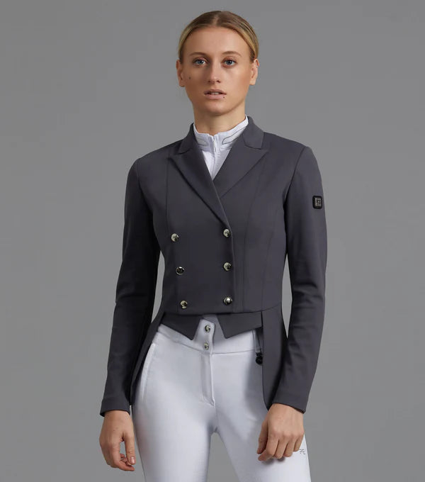 PE Capriole Ladies Short Tail Dressage Jacket Black