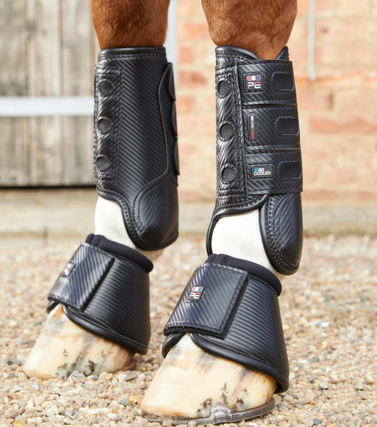 PE Carbon Tech Air Cooled Eventing Boots Front