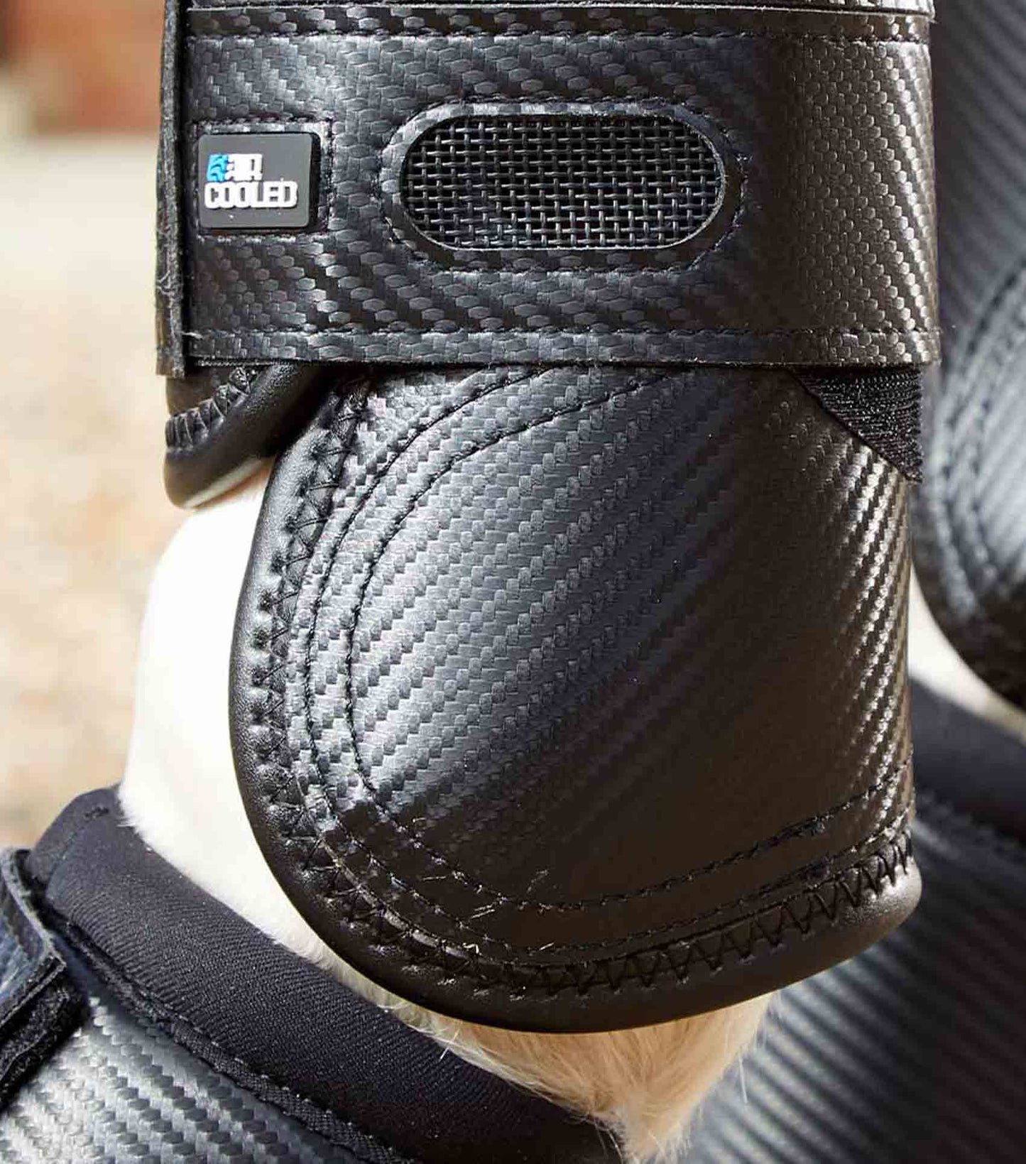 PE Carbon Tech Air Cooled Eventing Boots Front
