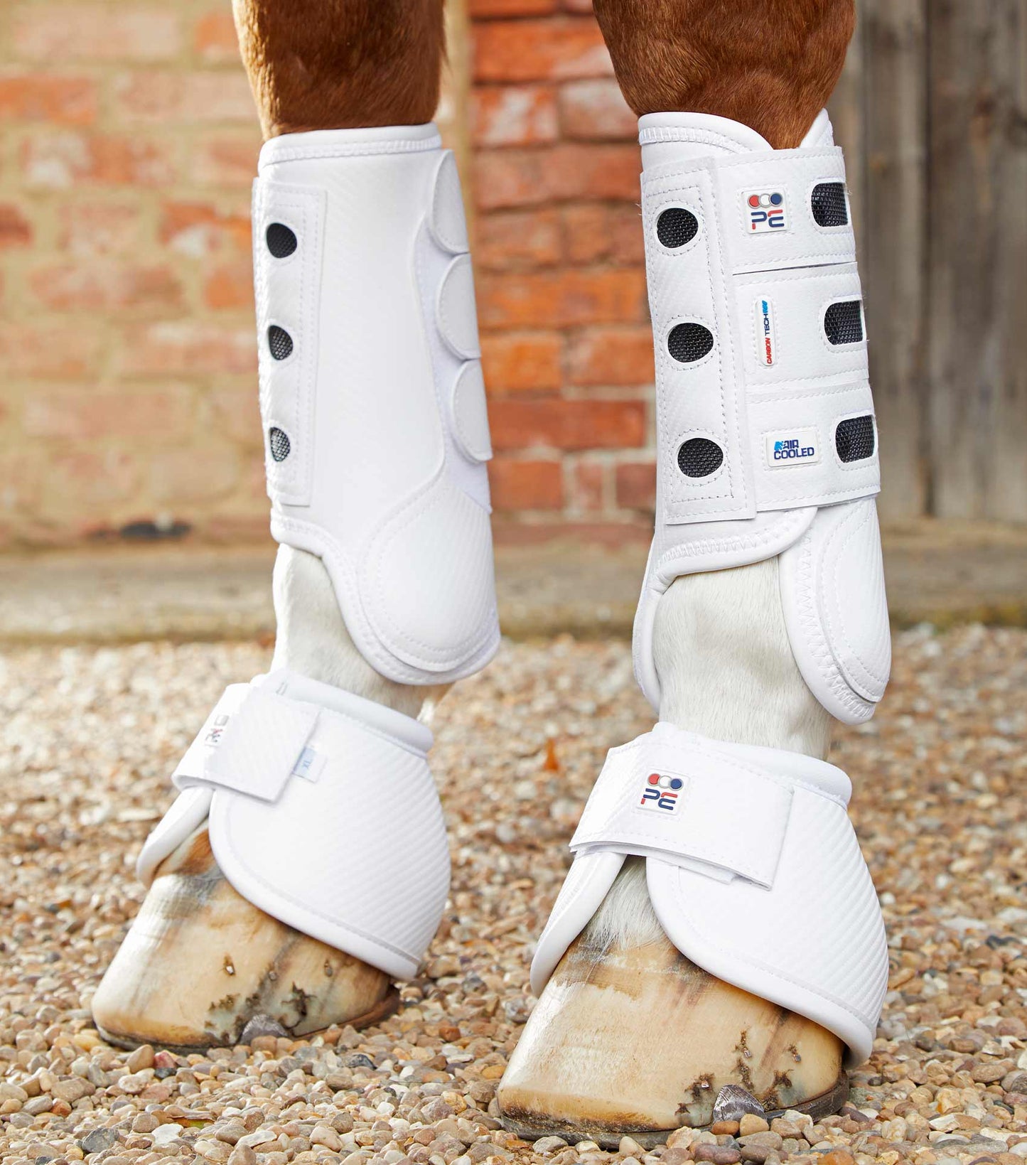 PE Carbon Tech Air Cooled Eventing Boots Front