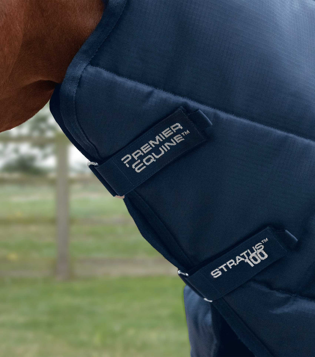 Stratus Stable Rug 100g with Neck Cover Navy